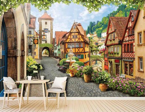 Swiss Village Wallmural - M840