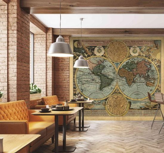 M 901 Rustic Globes Maps Wallpaper Rustic Globes Maps Wallpaper