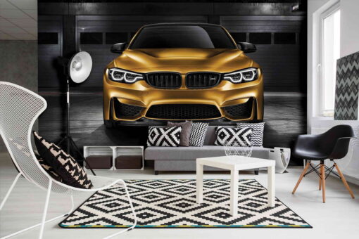 Gold BMW Cars Wallpaper