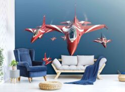 Jet Planes Mural Wallpaper