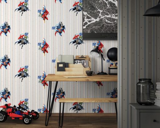 Wallpaper with DC super heroes 8927