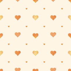 3 4 Heart shaped patterned wallpaper with warm colors 8905 Heart shaped patterned wallpaper with warm colors 8905