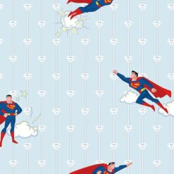 3 5 Wallpaper with Superman and stripes design 8915 Wallpaper with Superman and stripes design 8915