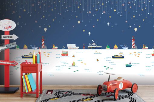 Ocean & Sky Kids Wallpaper - WB2158