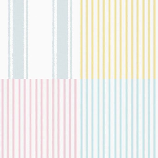 Classical striped wallpaper for kids room 8900