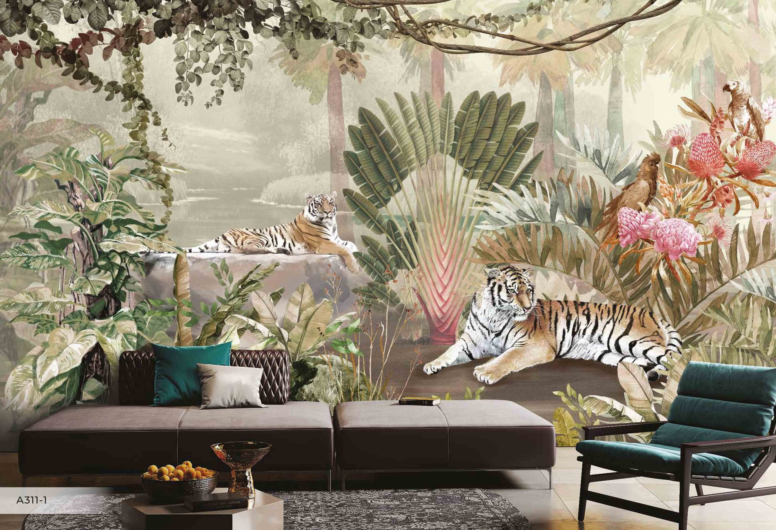 Amazon Tiger Wallmural A311 Evershine Wall