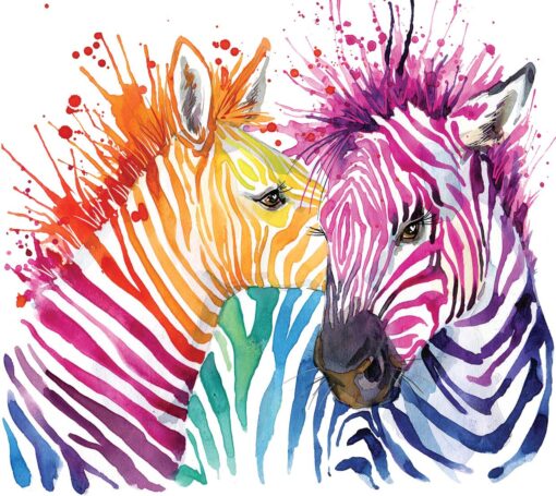 M806 3 315X280H The Colourful Zebras Wallpaper The Colourful Zebras Wallpaper