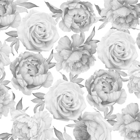 Humpty On Wall Black and White Peonies and roses Wallpaper Wallpaper Trends 2023: Our Predictions For The New Year Wallpaper Trends 2023: Our Predictions For The New Year