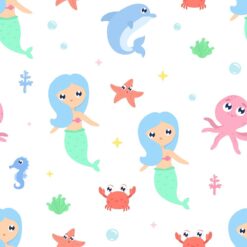 Little Mermaids Detail Little Mermaids Wallpaper Little Mermaids Wallpaper