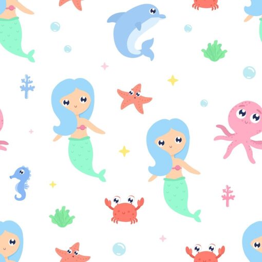 Little Mermaids Wallpaper - Image 4