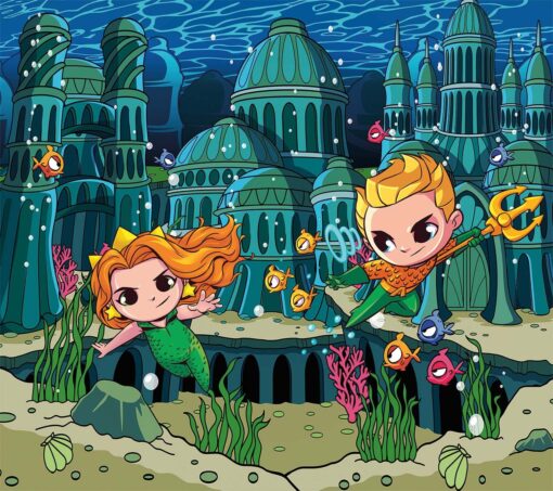 LITTLE AQUAMAN WALLMURAL - Image 2