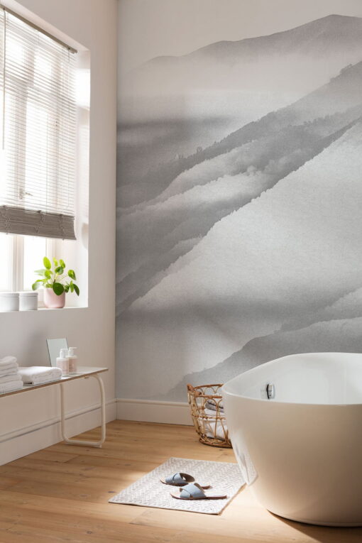 White Noise Mountain Wallmural ( 200 x 280 cm)