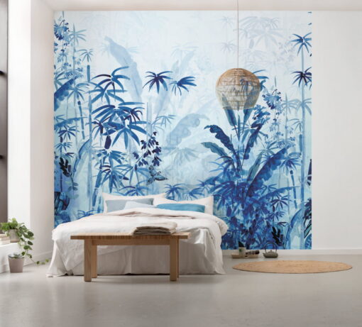 Blue Jungle Wallmural ( 300 x 280 cm)