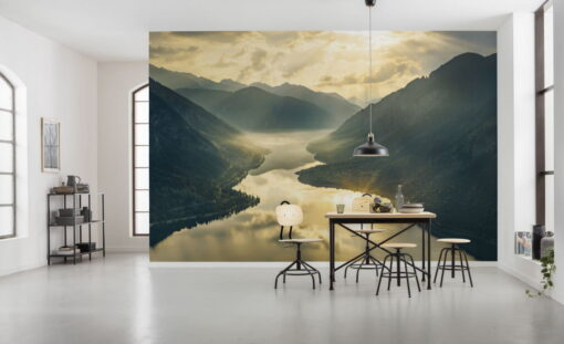 Gold Mountains Wallmural ( 400 x 250 cm)