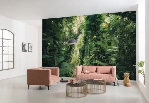 Green Leaves Wallmural ( 450 x 280 cm)