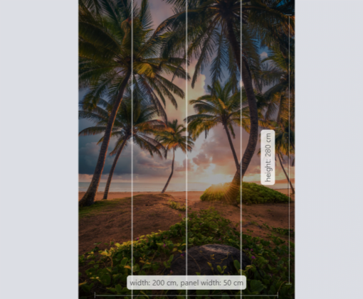 Vertical Paradise Wallmural ( 200 x 280 cm) - Image 3