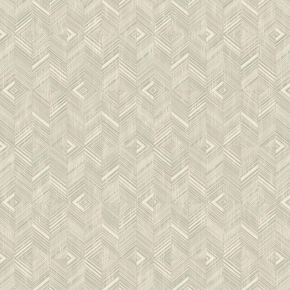 Geometric Design Wallpaper Beige, Brown | Evershine Wall
