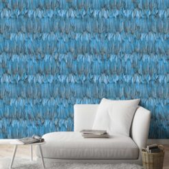 9913 3 1 scaled Modern Bird Feather Patterned Wallpaper Blue- Jumbo Roll 16.5 sq mtr Modern Bird Feather Patterned Wallpaper Blue- Jumbo Roll 16.5 sq mtr