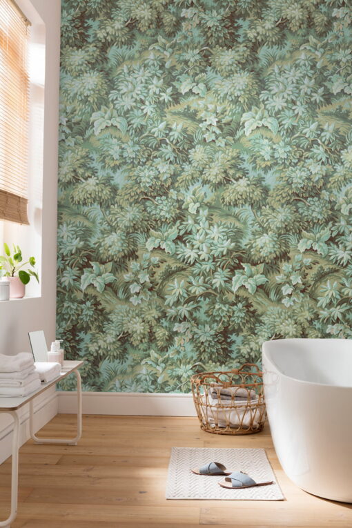 Botanique Vert Wallmural ( 300 x 280 cm)