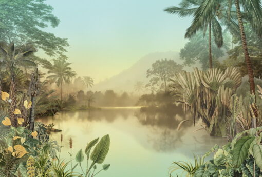 Lac Tropical Wallmural ( 400 x 270 cm) - Image 2