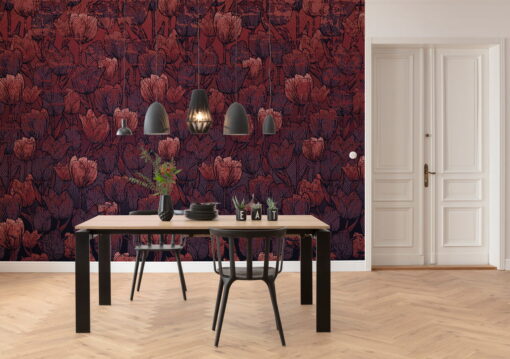 Tulipe Wallmural ( 400 x 280 cm)