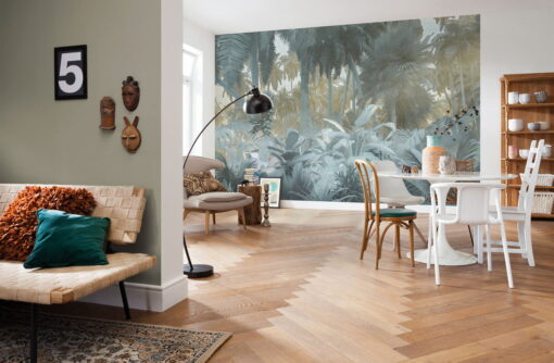 Misty Jungle Wallmural ( 400 x 250 cm)