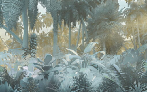 Misty Jungle Wallmural ( 400 x 250 cm) - Image 2