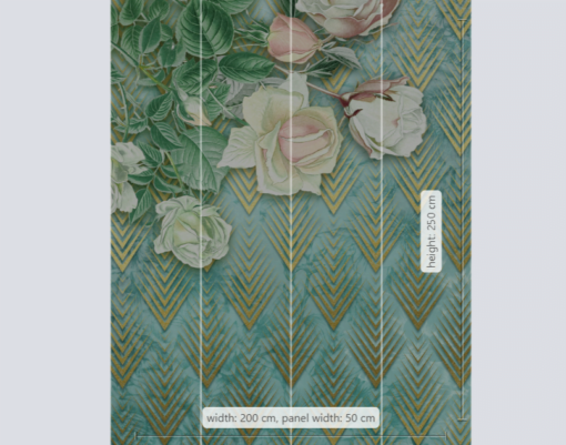 Rose Poem Wallmural ( 200 x 250 cm) - Image 3