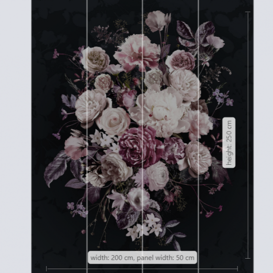 Screenshot 2020 07 07T091713.905 Bouquet Noir Wallmural ( 200 x 250 cm) Bouquet Noir Wallmural ( 200 x 250 cm)