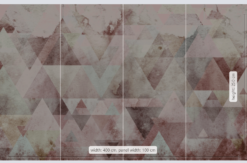 Screenshot 82 Triangles Red Wallmural ( 400 x 250 cm) Triangles Red Wallmural ( 400 x 250 cm)