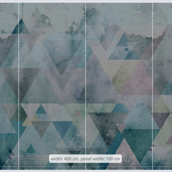 Screenshot 83 Triangles Blue Wallmural ( 400 x 250 cm) Triangles Blue Wallmural ( 400 x 250 cm)