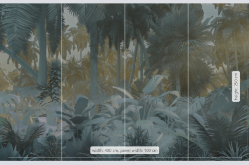 Misty Jungle Wallmural ( 400 x 250 cm) - Image 3