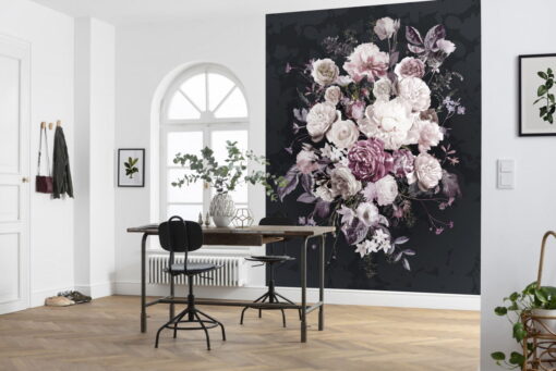 Bouquet Noir Wallmural ( 200 x 250 cm)