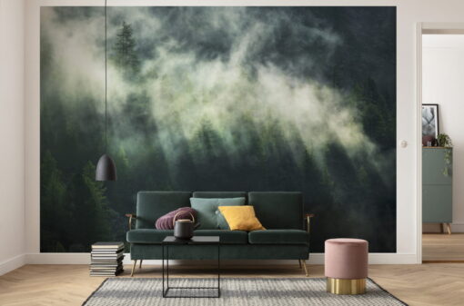 Misty Crowns Wallmural ( 350 x 250 cm)