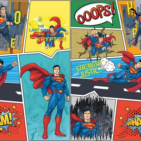 WB2035 525X280 All The Way Superman Mural All The Way Superman Mural