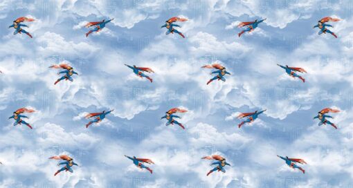 In The Clouds Superman Wallpaper - Image 2