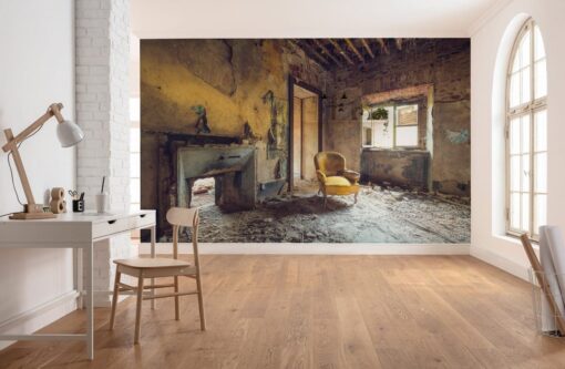 Yellow Wallmural