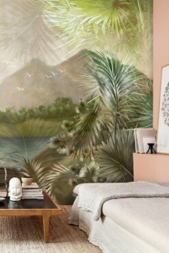 evershinewall Tropical Lake Landscape And Mountains3 Tropical Lake Landscape And Mountains Mural Tropical Lake Landscape And Mountains Mural