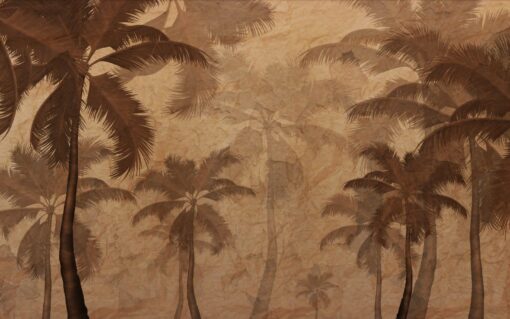 Brown Palm Trees Forest Wallmural - Image 2