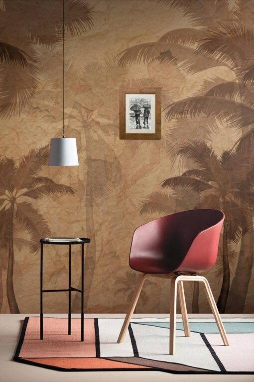 Brown Palm Trees Forest Wallmural - Image 6