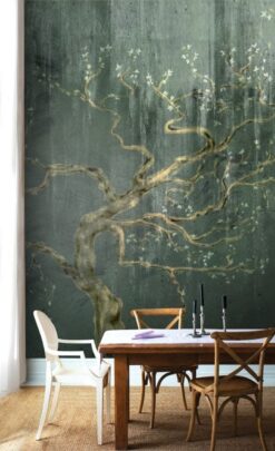 evershinewalls asiantrees3 Asian Trees Wallmural Asian Trees Wallmural