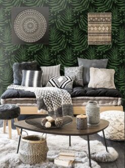 evershinewalls blackbackgroundleaves2 Black Back Ground Leaves Wallmural Black Back Ground Leaves Wallmural