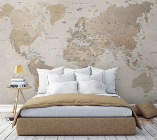 World Map Office Wallmural