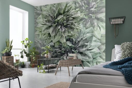 Emerald Flowers Wallmural (300 x 280)