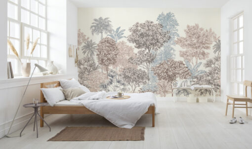 INX8 024 i Painted Trees Wallmural Painted Trees Wallmural