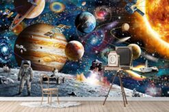 Amazing Space Adventure Amazing Space Adventure Kids Wallpaper Wallmural Amazing Space Adventure Kids Wallpaper Wallmural