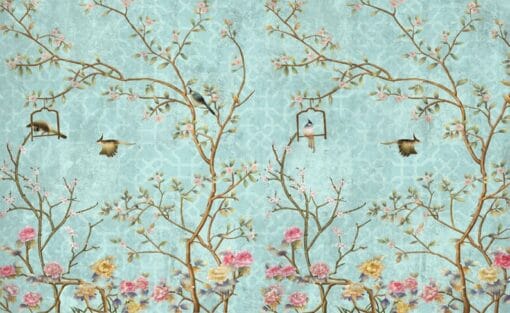 Asian Design Trees Wallpaper Wallmural - Image 3