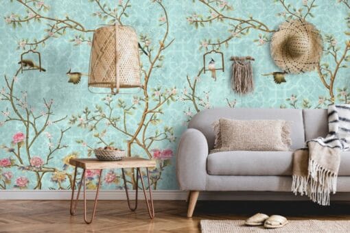 Asian Design Trees Wallpaper Wallmural - Image 4