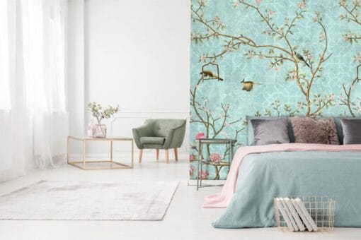 Asian Design Trees Wallpaper Wallmural - Image 2