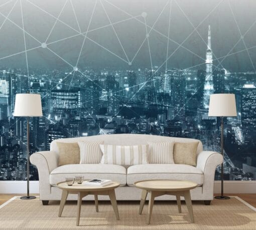 City Wallpaper Elegant Wall Poster Wallmural